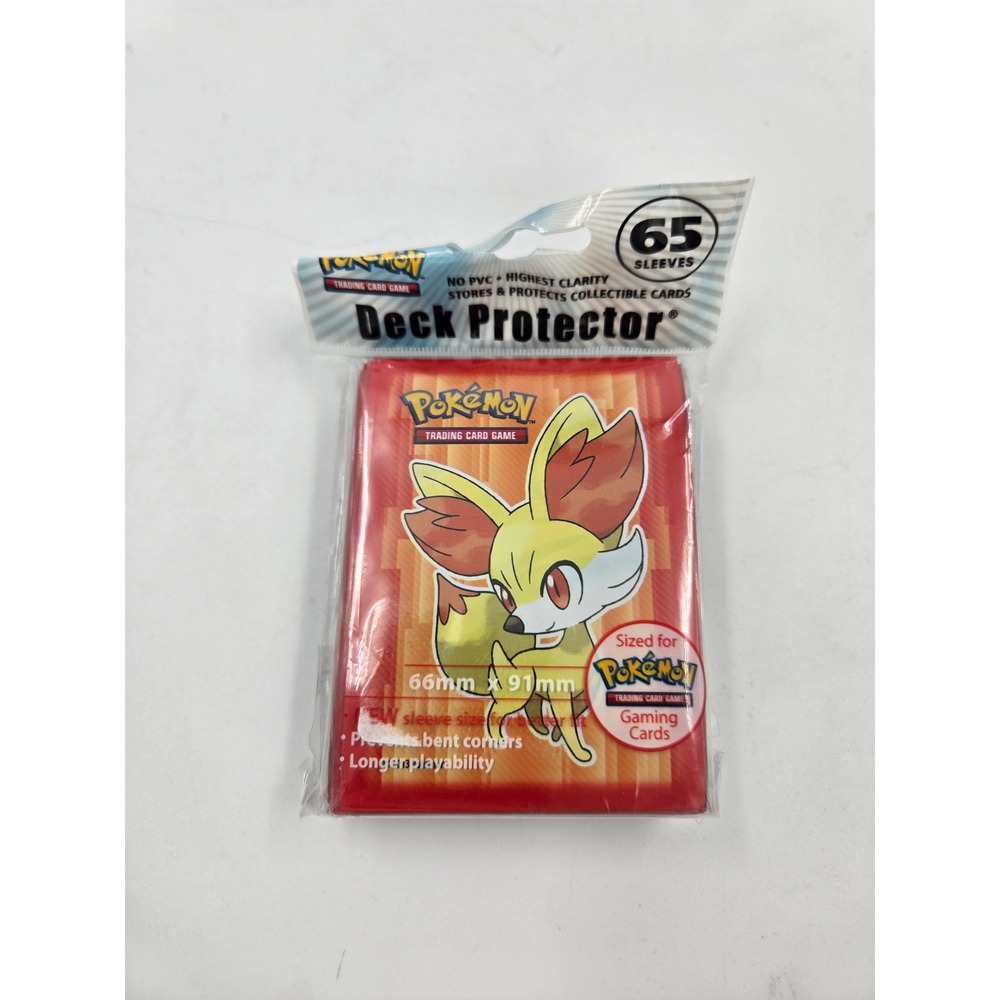 Ultra Pro POKEMON Fennekin Card Sleeves STANDARD SIZED DECK PROTECTORS 65ct
